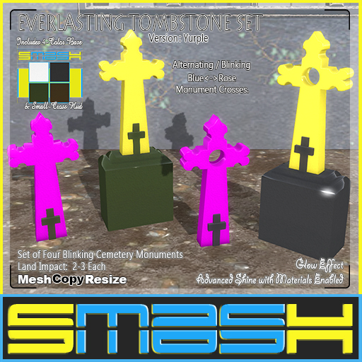 SMASH - Everlasting Tombstone Set (Yurple)