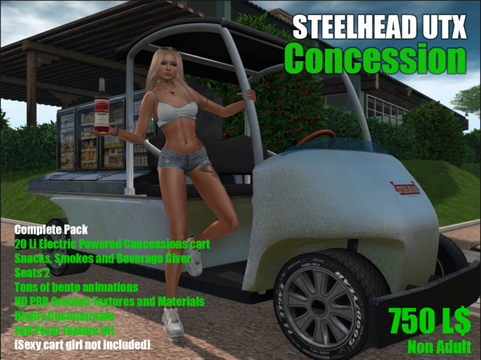STEELHEAD CONCESSION CART PG PACK