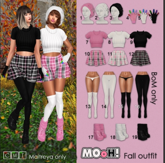 '09 MOoH! Cropped sweater Maitreya Black