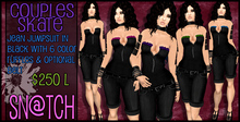 :::Sn@tch Couples Skate (Black):::