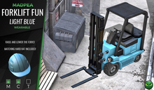 MadPea Forklift Fun - Light Blue