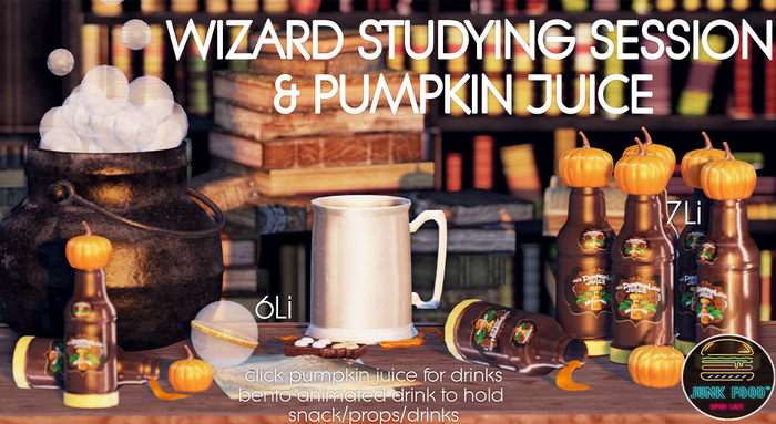 Junk Food - Wizarding Study Session & Pumpkin Juice v2