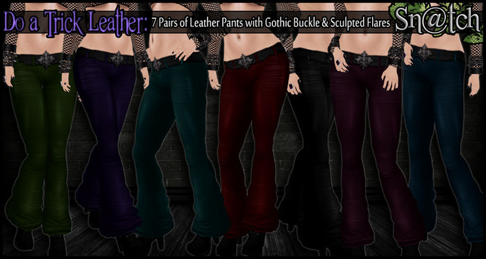 :::Sn@tch Do a Trick Leather Pants:::