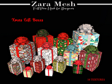 Zara Mesh - Christmas - Gift Boxes - FULL PERM MESH
