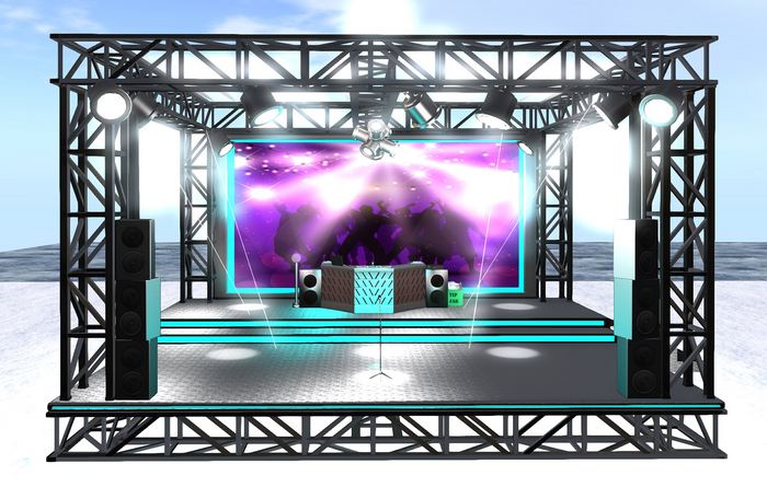 AH ~ Lighted Stage  W/ HUD  