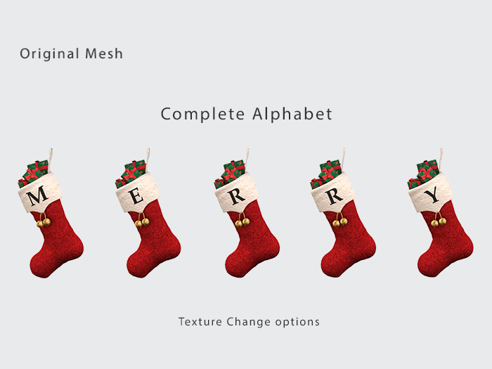 ACORN Christmas Stocking Set