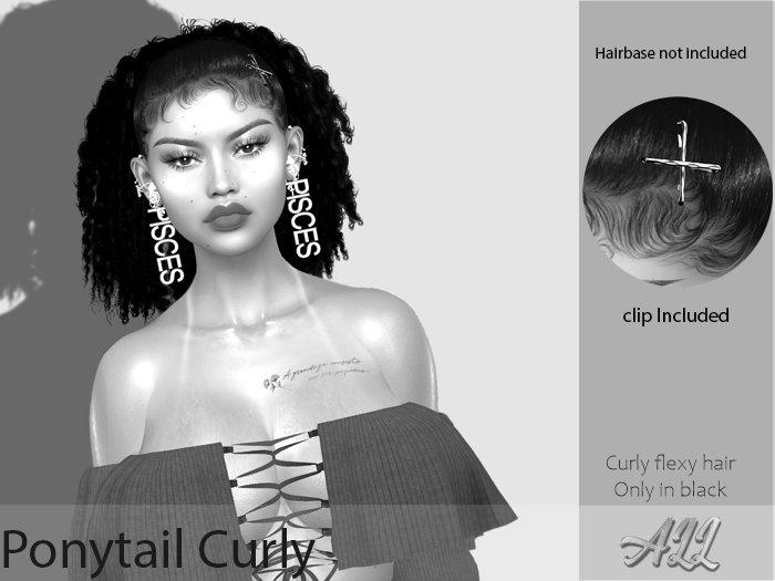 Ponytail [All Hair] Curly  DEMO