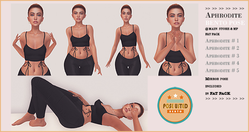 POSE USTED - APHRODITE - BENTO - FAT PACK