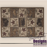 Serendipity Designs - Woodland Small Throw Rug 