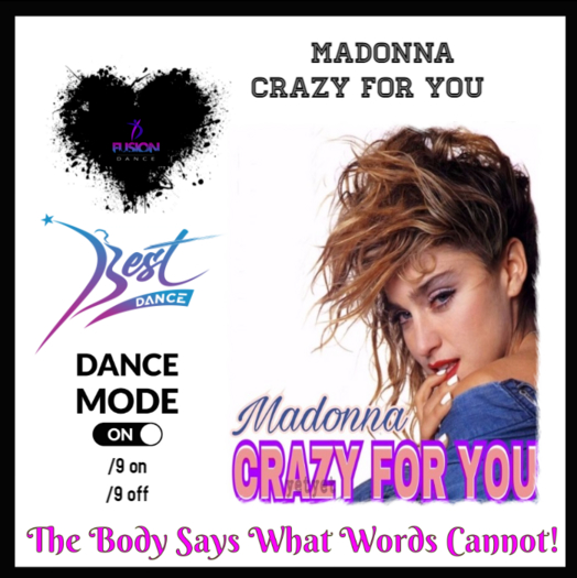 [Fusion Dancer]  Madonna Crazy For You  Add Me