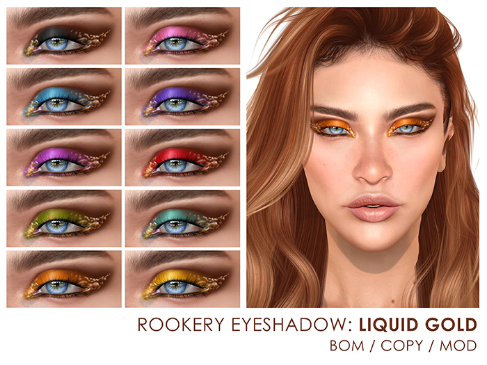 Rookery - Liquid Gold Eyeshadow Demo