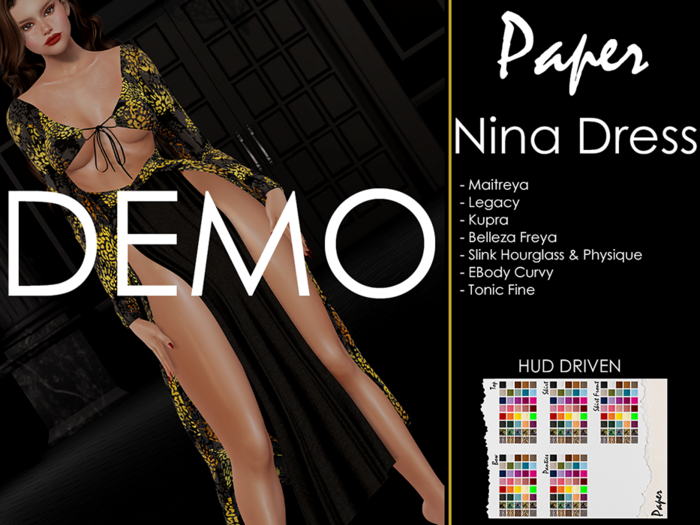 Paper. - [DEMO] Nina Dress