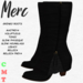 Second Life Marketplace - Merc - Gringo Boots Western - Black - Female Fits