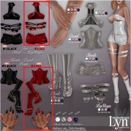 V/. [Lyn] SET RARES RED 2&4 MAITREYA