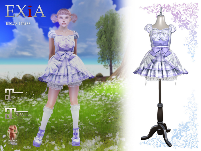 * EXiA * Becca Dress Purple