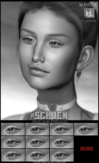 #SCHOEN - Pastel Gloss Eyeshadows - Lelutka HD Palette - DEMO