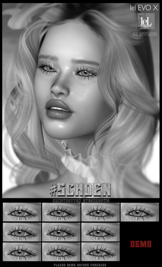 #SCHOEN - Candycotton Eyeshadows - Lelutka HD Palette - DEMO