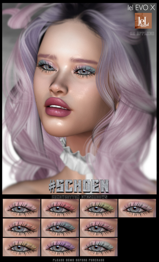 #SCHOEN - Candycotton Eyeshadows - Lelutka HD Palette
