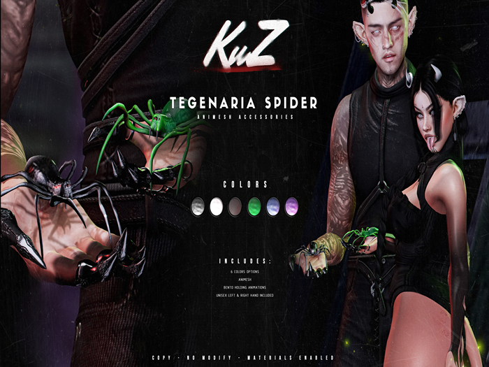 KuZ - Tegenaria Spider // Animesh