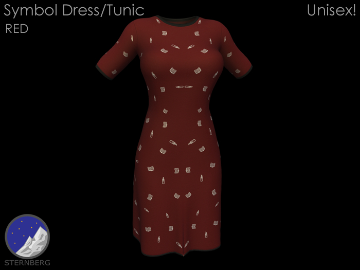 STERNBERG - Symbol Dress/Tunic Red (wear to unpack)