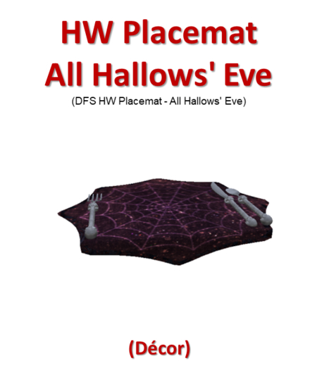 DFS HW Placemat - All Hallows' Eve (Texture Only)