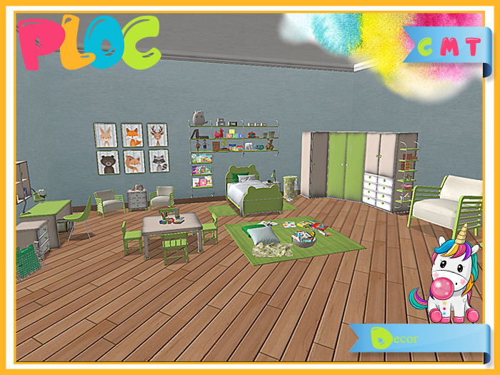 :::PLOC::: Bedroom Kids BOO - SET ((Green))