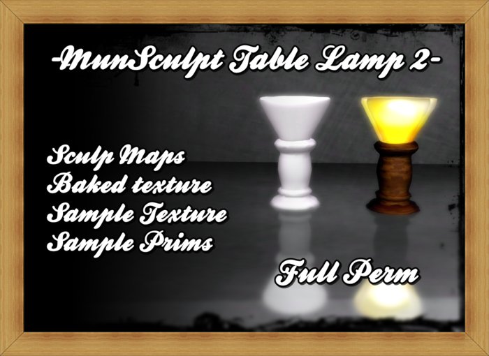 *MS* Table Lamp 2 for builder