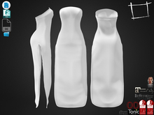 Dae Obj FBX For Side Slits Strapless Dress Slink, Maitreya, Belleza, Tonic, Legacy, Ocacin Standard