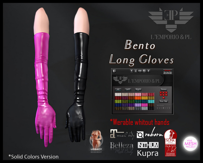 L'Emporio ::*Bento Long Gloves*:: 30 Colors.