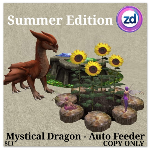 *ZD* Mystical Dragon Feeder - Summer Edition