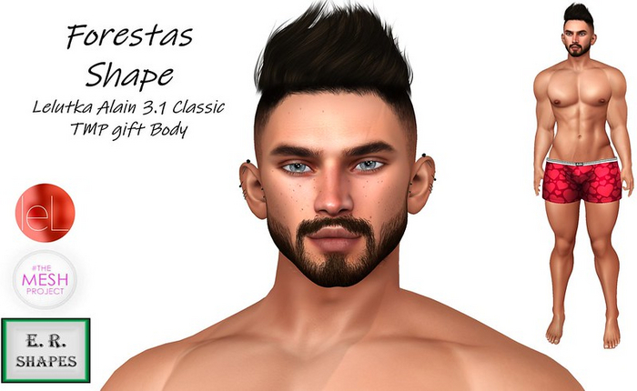 E. R. Shapes - Forestas Shape <Lelutka Alain 3.1 Classic, TMP>