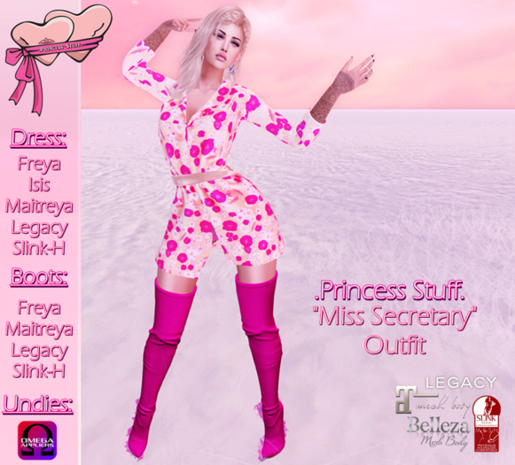 .Princess Stuff. [Ms. Secretary] Crazy Flowers_add