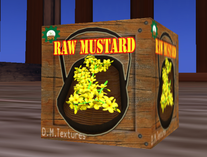 D.M. textures-DFS Raw Mustard Basket