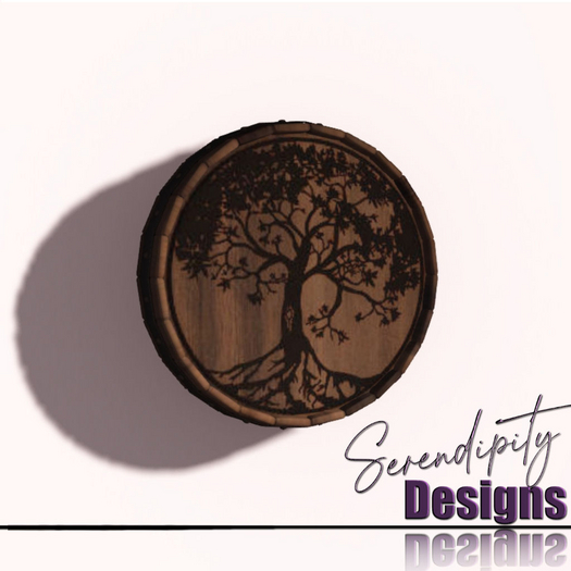Serendipity Designs - Barrel Top Art Tree of Life