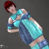 * Agatha * Blue/Turquoise Outfit *