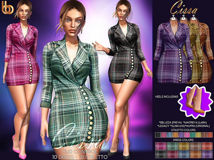 Bens Boutique - Cissa Set Hud Control