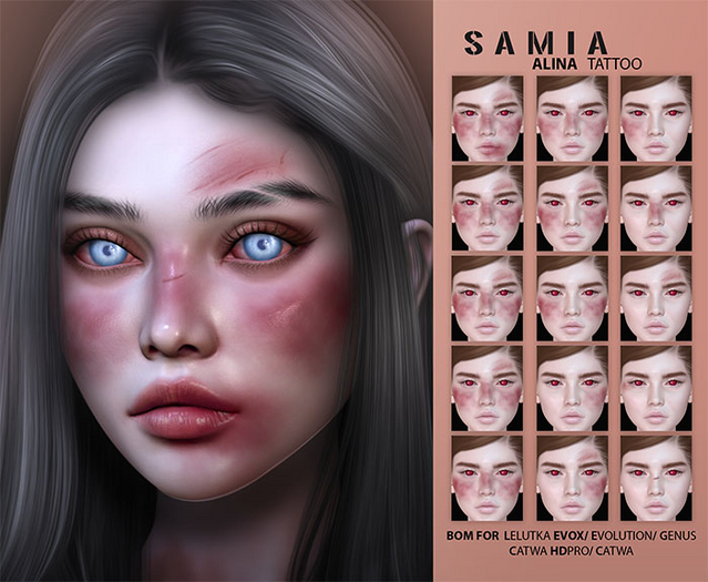 Samia - Alina - TATTO  #BOM FATPACK