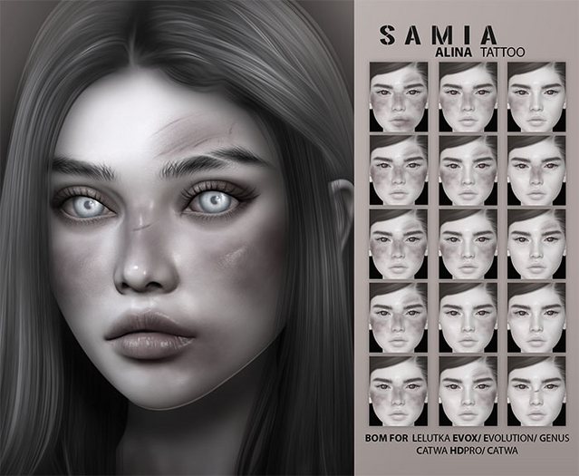 Samia - Alina  - TATTO  #BOM #DEMO