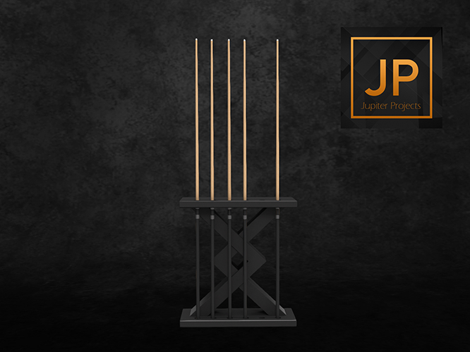 09-[Since1975] Billiard Stick Stand