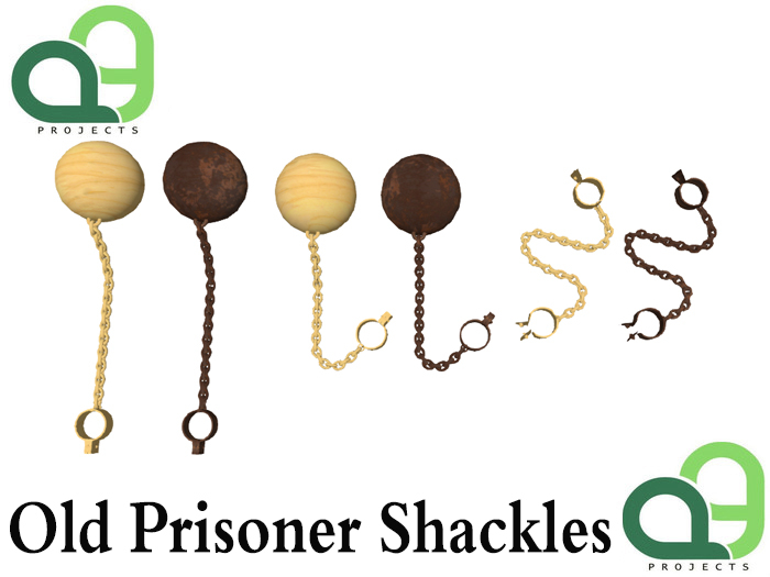 Old Prisoner Shackles Full Perm (Boxed)