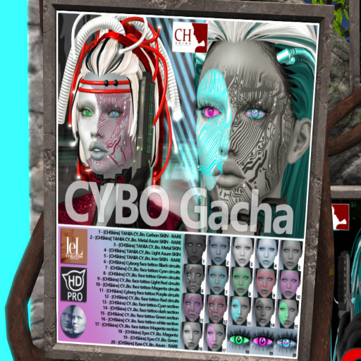 2 - [CHSkins] TANIA CY..Bo. Metal Azure SKIN - RARE