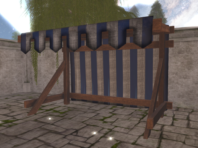 Market stall (Blue-white)