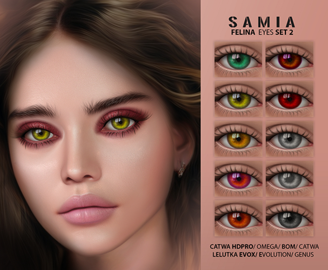 Samia -Felina  Eyes *set 2  