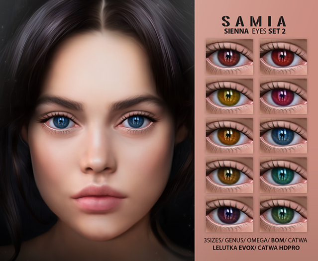 Samia -  Sienna  Eyes  #FATPACK  set 2