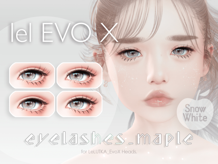 ::SnowWhite:: eyelashes_maple_LeLUTKA_EvoX
