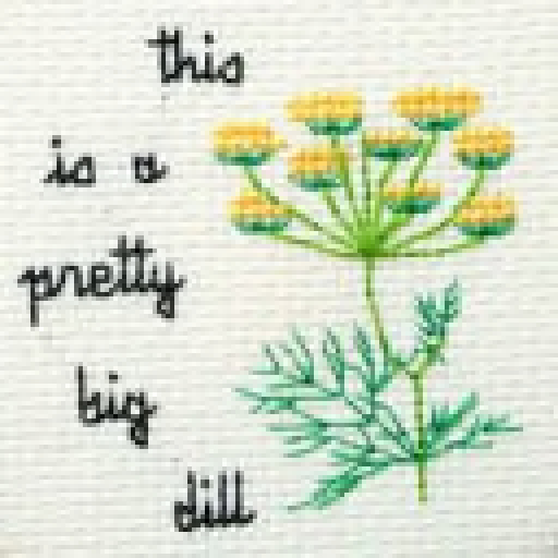 Big Dill Needlework Texture