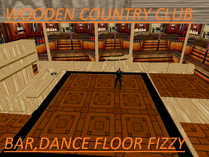 wooden country club 61 prims boxed