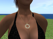 TM Diamond Eternity Ring Necklace - Color Change, Resize, Brightness