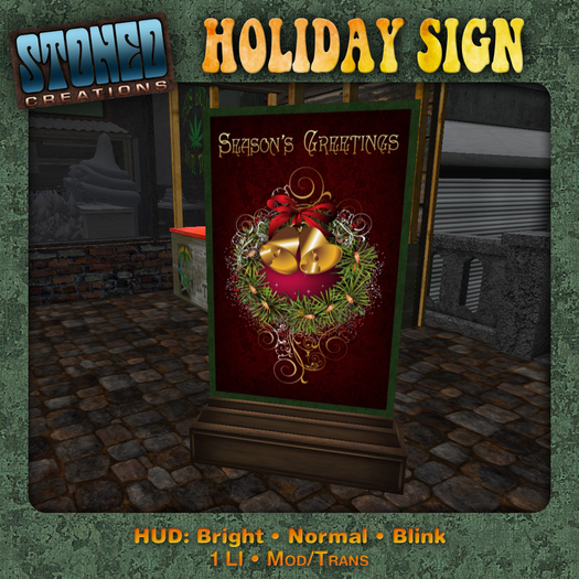 SC: Season's Greetings Sign BOXED