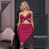 Lilleth Mills X WRAPPED Dress - Pink - Maitreya Petite Kupra Bimbo KUPS Legacy Freya Hourglass